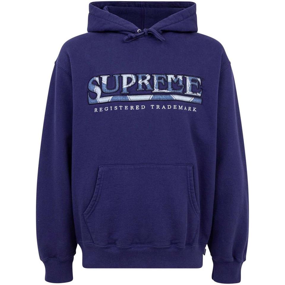 Supreme Amazing Denim Logo Huppari Sininen | FI491AP