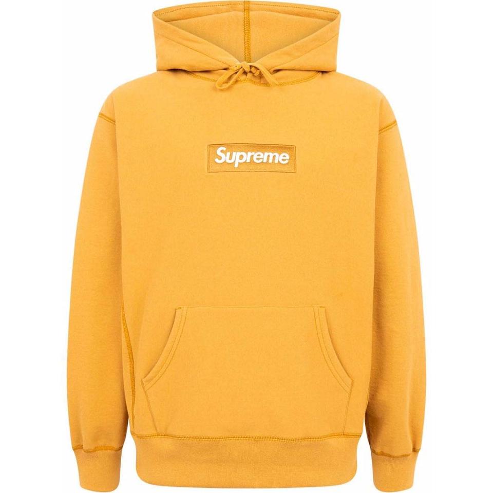 Supreme Box Logo Huppari Keltainen | FI488IS