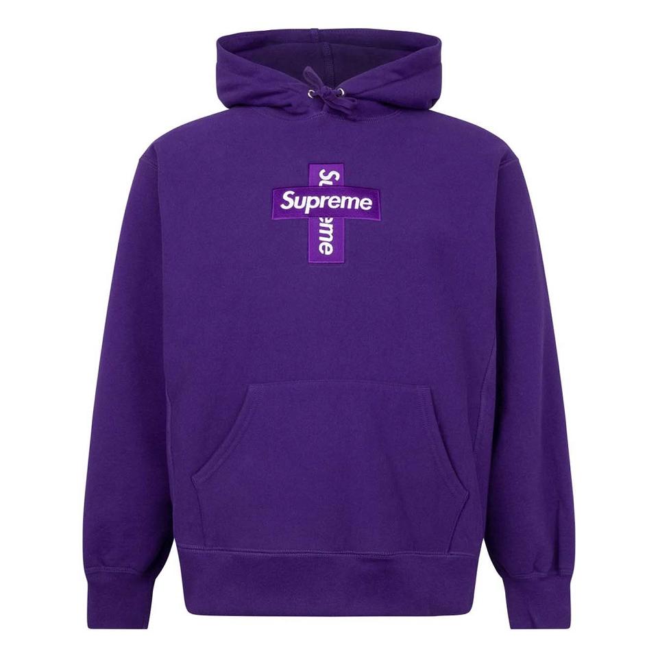 Supreme Cross Box Logo Huppari Violetit | FI485TV