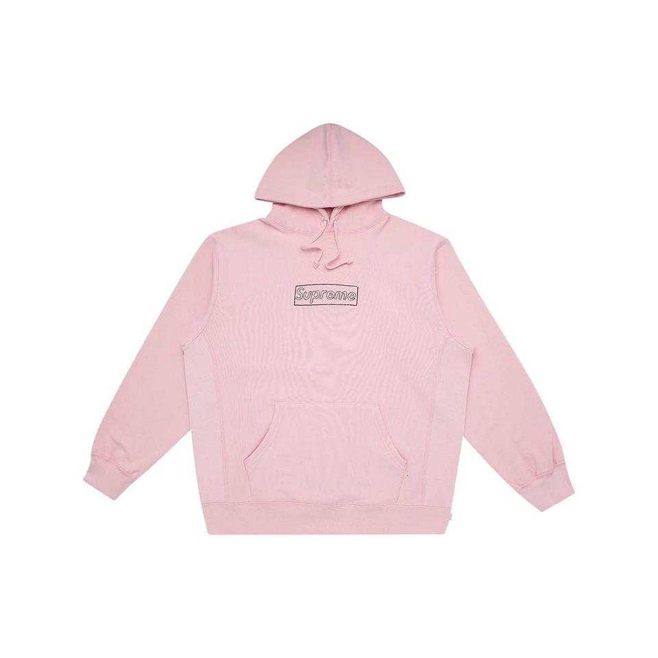 Supreme Kaws Chalk Real Huppari Pinkki | FI477VD