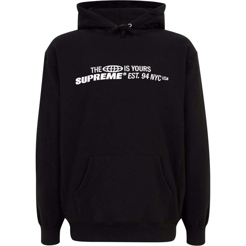 Supreme The World Is Yours Printed Huppari Mustat | FI463OR