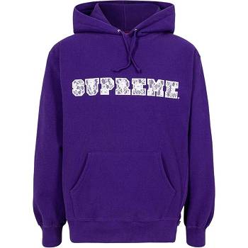 Supreme Pitsi Detail Logo Huppari Violetit | FI476CE