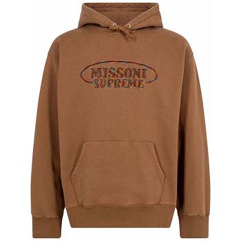 Supreme x Missoni Logo Huppari Ruskea | FI456WY